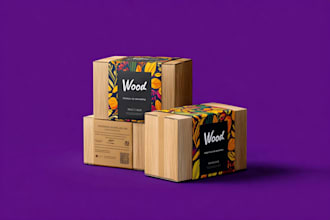 do amazon packaging box and label design for your product
