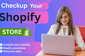 do  shopify store audit shopify review seo service product listing dropshipping