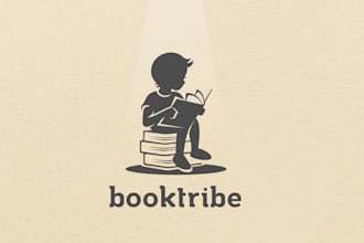 design high quality outlaw vapers, book read vintage logo in 12 hours