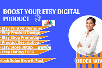 do etsy digital planner esty shop setup listing promotion etsy digital product