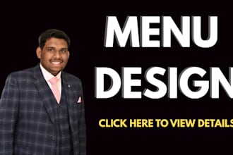create premium food menus, digital boards, and restaurant flyers