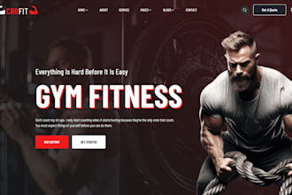 design a fitness website, gym, personal trainer, yoga, workout, coaching website