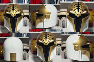 printable 3d cosplay model 3d cosplay creation wearable knight armor and helmet