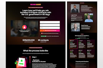 create high converting sales funnel pages for your business