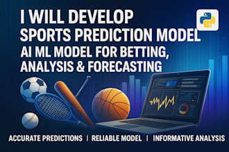 develop a sports prediction model and ai ml model