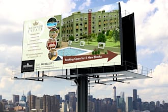 design print ready billboard static banner