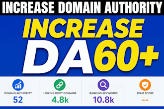 increase your website domain authority moz da 60 plus