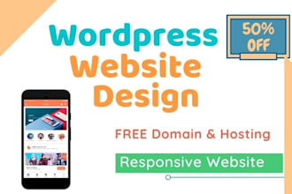 make a dynamic professional website on wordpress
