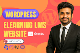 build lms website or education website, learndash, tutor lms