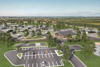 design 2d site plan, 3d landscaping rendering, rv park resort, campground park