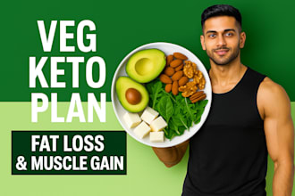 create a personalized veg keto meal plan for fat loss or muscle gain