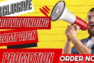 boost your crowdfunding campaign on kickstarter, gofundme to attract real donors