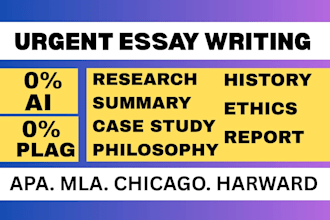 write, rewrite, copyedit, humanize an urgent essay, book, article or ai content