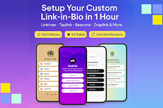 create a high converting linktree, taplink, or beacons landing page, stan store