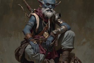 create realistic character and creature concept art