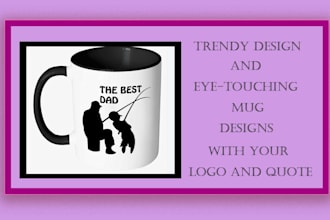 custom mug designs for gifts, shops and others for your brand and store