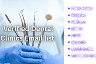 provide dentist email list in USA