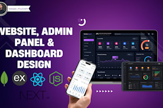 build a custom website, admin portal, dashboard using react or mern stack