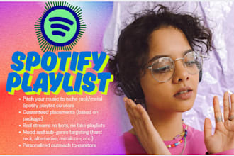 do spotify music promotion to 900 active metal playlist curator