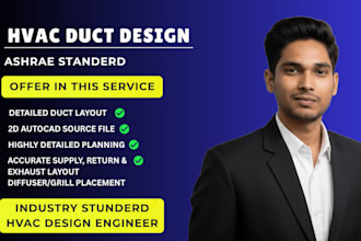 design detailed duct layout for your residential and commercial projects