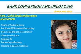 do bank uploadation and reconcilation
