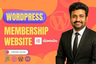 build wordpress membership website, subscription website