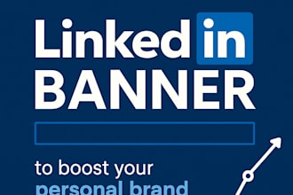 design a professional linkedin banner to boost your personal brand