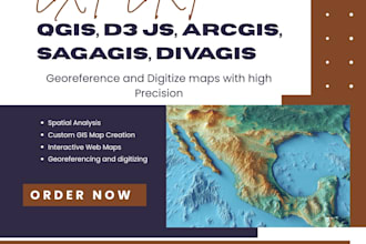 create gis maps using qgis, d3 js and arcgis
