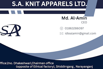 design a professional business card for your company