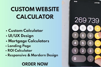 build custom web calculator for online website wordpress mortgage excel to web