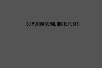 design 30 motivational instagram quote posts for gym, hustle, and discipline