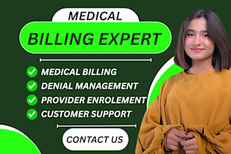 do medical billing, payments, and denials management for clinics, telehealth