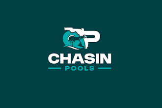 design eye attracting pool cleaning business logo