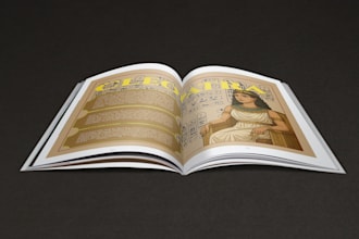 design editorial layouts and magazine spreads in illustrator