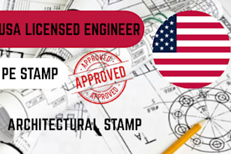 be civil and structural engineering design and analysis stamp pe USA