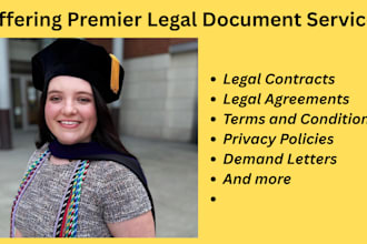 write legal contracts and agreements