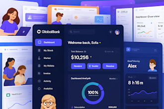 design saas, CRM dashboard UX UI in figma
