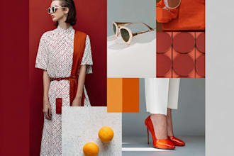 create fashion research and a mood board for you