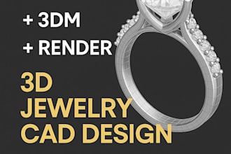create 3d jewelry cad design using rhino and matrix