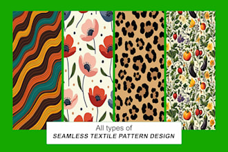 design seamless pattern for textile design fabric prints