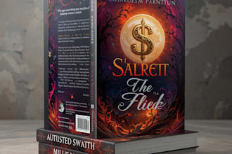 kindle ebook cover design and KDP print book cover design