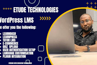 build a wordpress elearning lms website with tutor, learndash, and learnpress