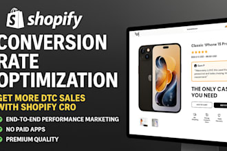 optimise your shopify store for conversions, shopify cro