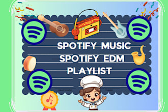 run google ads spotify promotion on spotify edm playlist, hit 500k