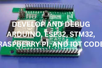 develop and debug arduino, esp32, stm32, raspberry pi, and iot code