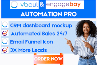 set up high converting email and CRM automation in vbout and engagebay