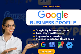 optimize google business profile, gmb profile,local SEO, map ranking and traffic