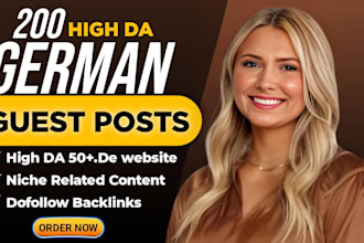 build high authority german guest post dofollow SEO backlinks