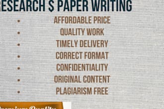 write business case study, proposal apa paper, report analysis, research project
