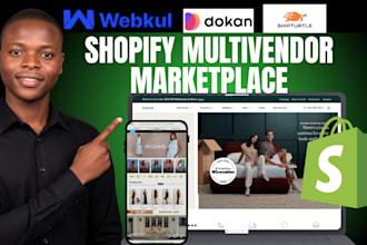 build shopify multi vendor ecommerce website webkul dokan shipturtle marketplace